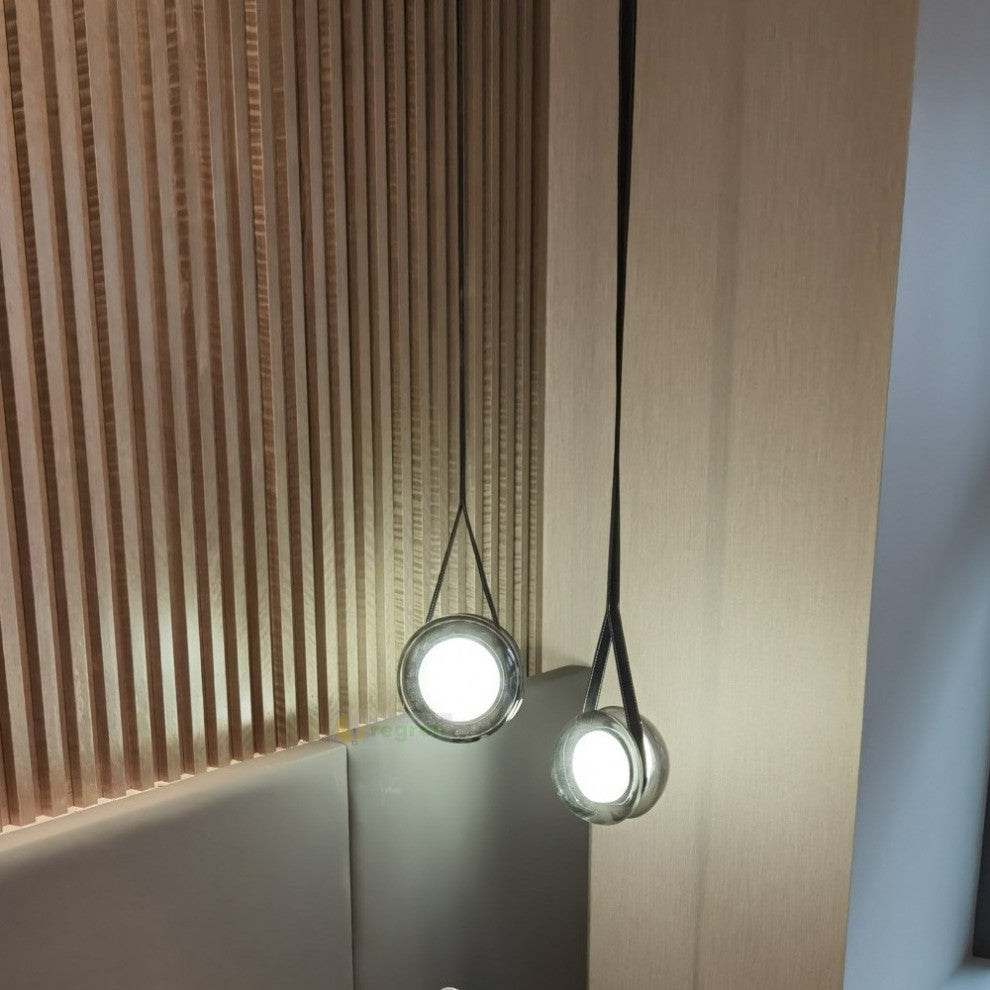 MIRODEMIÂ® Soldano | Nordic Style Smoke Glass Ball Pendant Lighting, 2 Lights