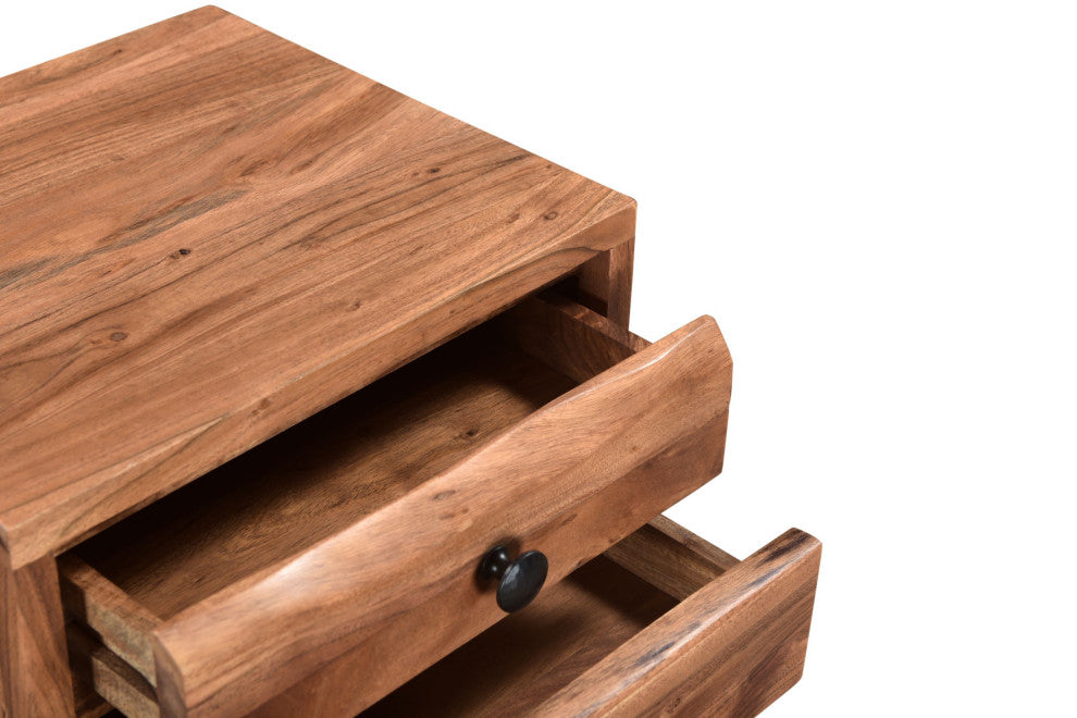 Stafford Live Edge 3-drawer Filing Cabinet