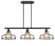 Jaxon 3-Light Rubbed Bronze Island Hanging Fixture 37"