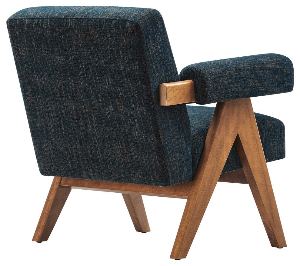Lyra Fabric Armchair - Set of 2 - Azure Fabric