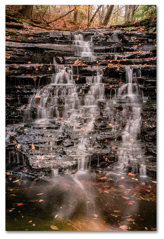 Jason Shaffer 'Hidden Falls' Canvas Art, 22x32