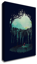 "Deep In The Forest" by Robert Farkas, Print on Canvas, 18"x24"