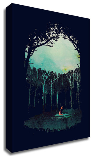"Deep In The Forest" by Robert Farkas, Print on Canvas, 18"x24"