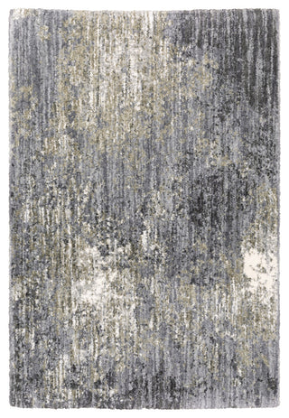 Ashton Abstract Shag Area Rug, 9.10X12.10