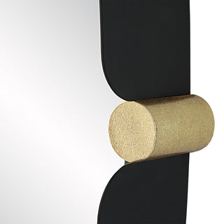 Uttermost 09939 Bonded 48-7/8" Diameter Circular Beveled Accent - Black