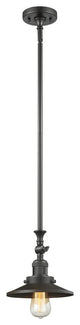 1-Light LED Railroad Mini Pendant, Oil Rubbed Bronze