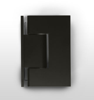 78"x59"x33" Frameless 90 Degree Shower Enclosure Wall Hinge, Matte Black