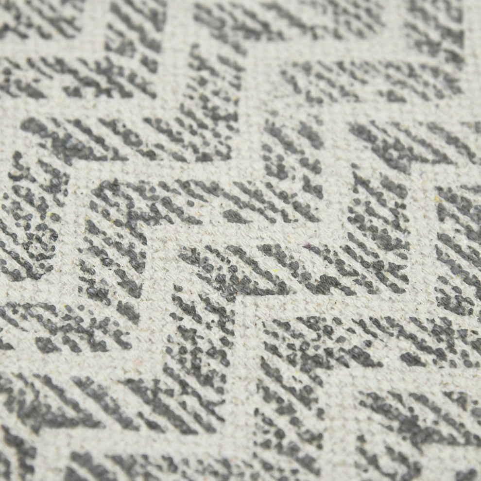 DUNE Denevie Area Rug, Gray, 5' x 7'6", Geometric