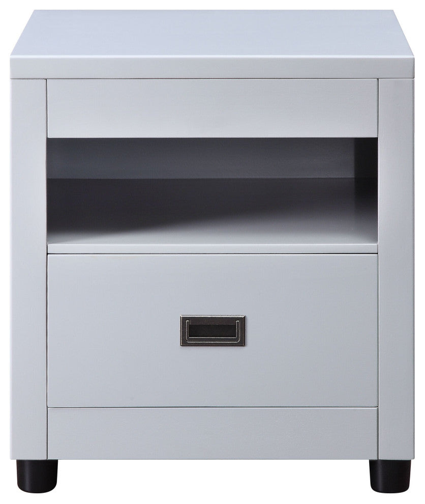 Eleanor End Table, Dove Gray