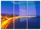 "Benidorm Poniente Beach Sunset" Metal Wall Art, 3 Panels, 36"x28"