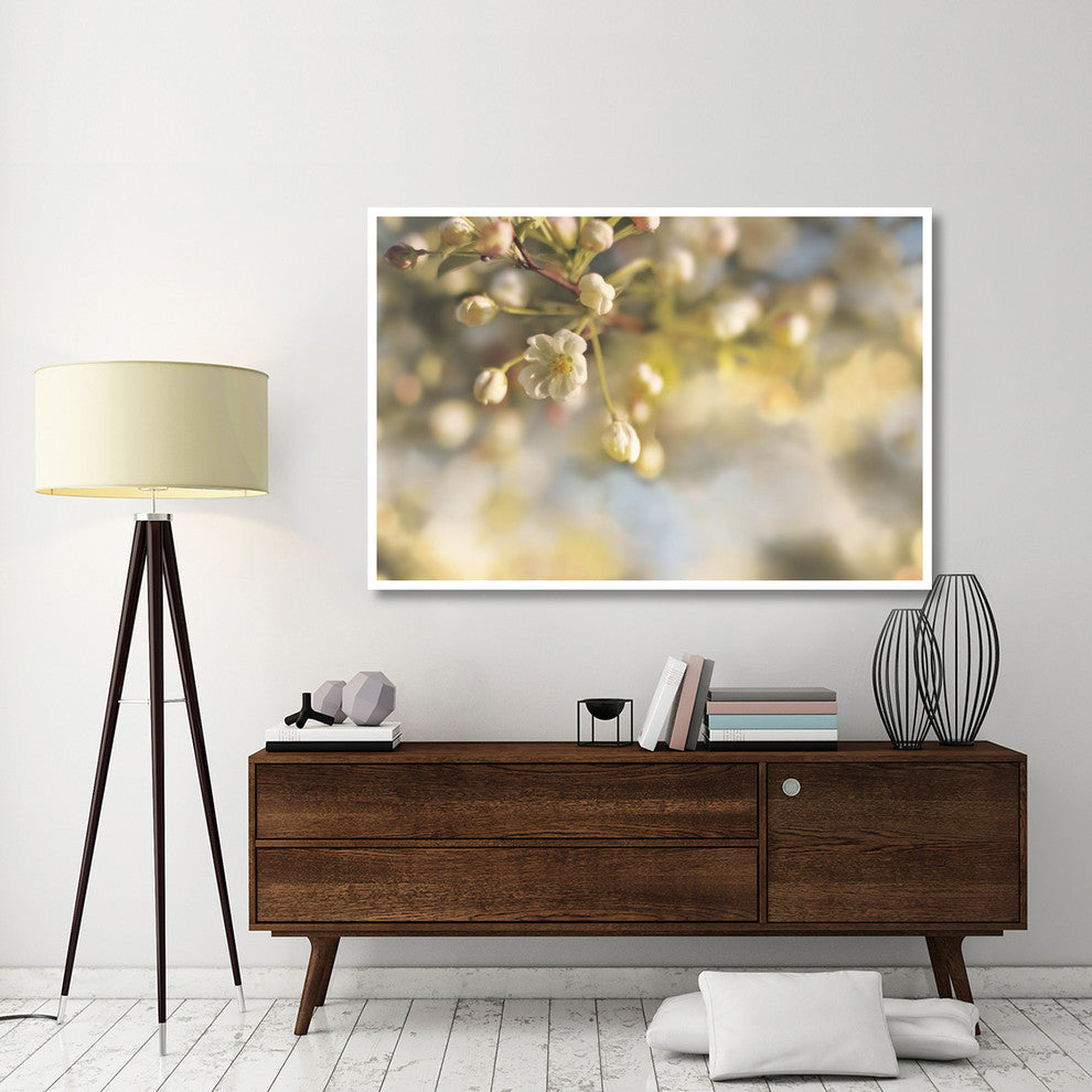 "Blush Blossoms II Pastel" Digital Paper Print by Sue Schlabach, 62"x42"