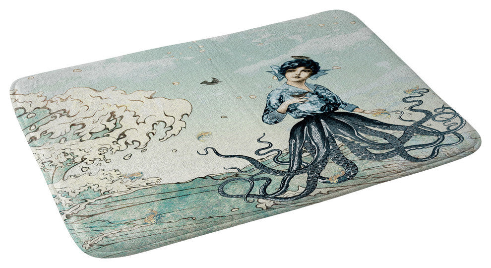Belle13 Sea Fairy Memory Foam Bath Mat