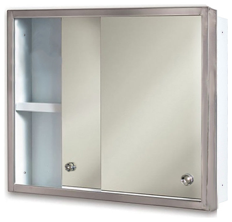 Sliding Door Series Medicine Cabinet, Recessed Mounted