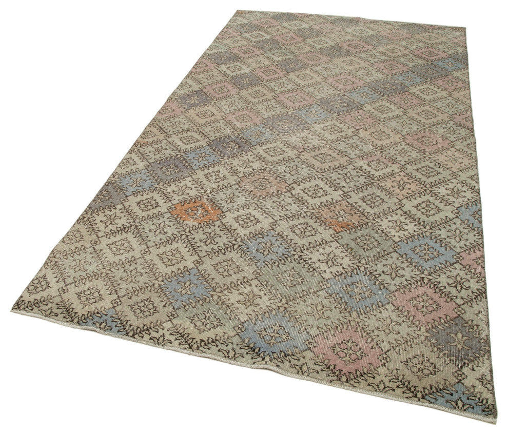 Rug N Carpet - Handmade Oriental 4' 11'' x 9' 3'' Unique Area Rug