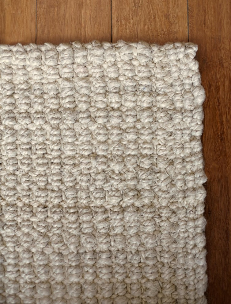 Andes Jute Rug, Ivory, 5'x8'