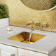 Polished Gold Wall Mount Dragon Lavatory Faucet