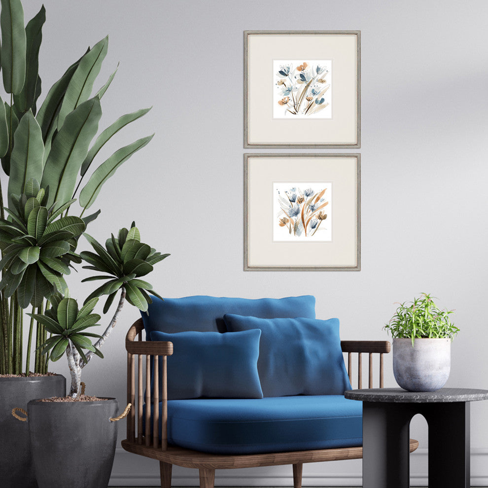 Coastal Blooms Artwork, 2-Piece Set
