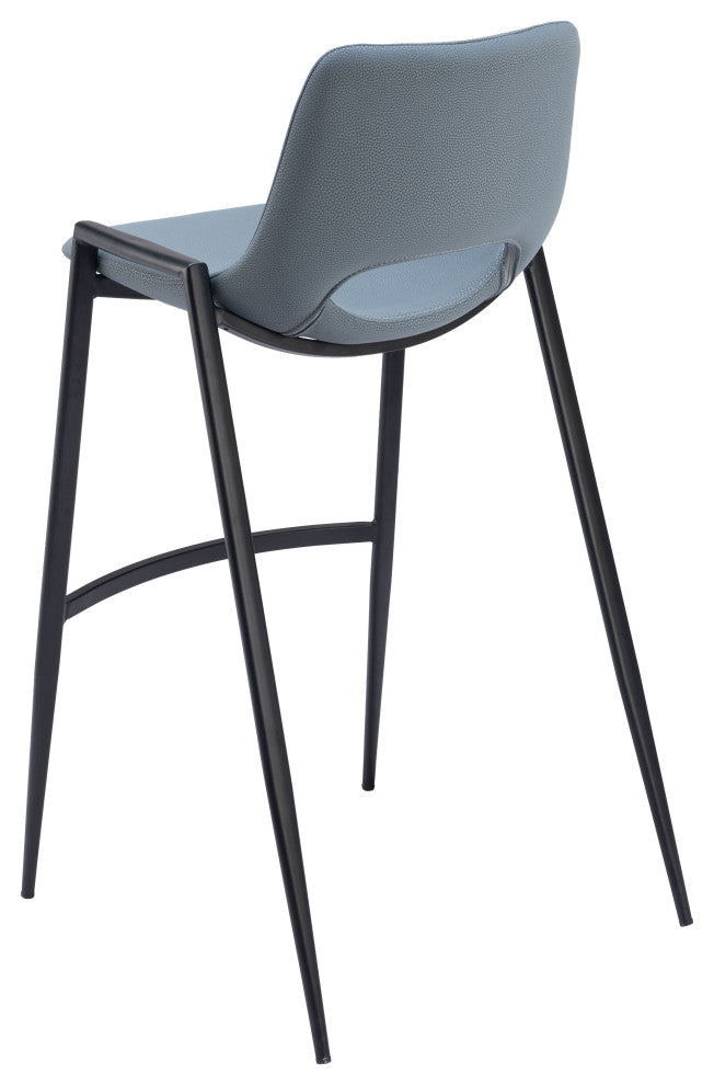 Desi Barstool Chair (Set of 2) Gray