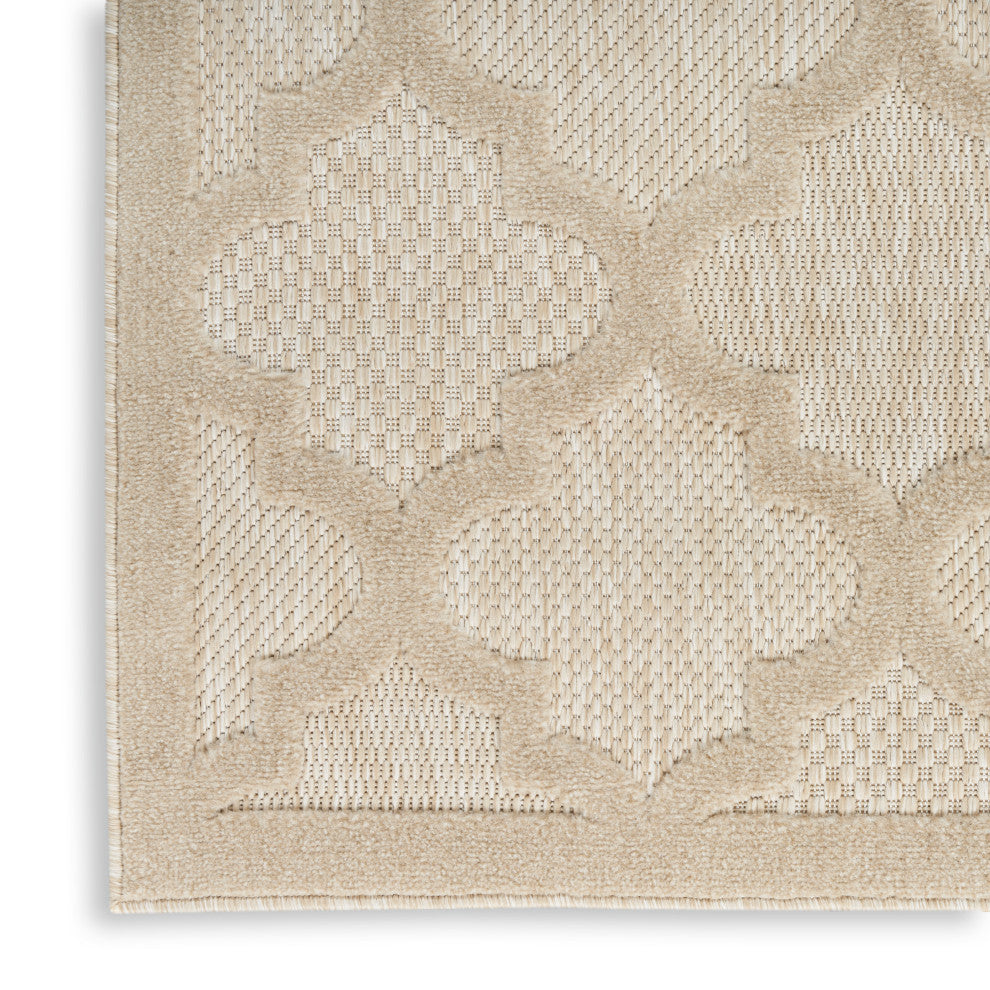 Nourison Nourison Easy Care 2'2" x 14 Cream Modern Rug