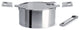 Cristel Strate Saucepan With Glass Lid, Set: 1 Qt Saucepan With Lid, Long Handle