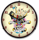 711165 Tattoo Girl in Glass Clock