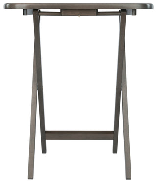 Lucca 5-Piece Snack Table Set, Oyster Gray