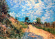 Alfred Sisley Hill Path, Gallery Wrapped Canvas Print, 18"x27"