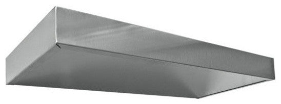 Stainless Steel Floating Shelf, 48"x10"x2.5"