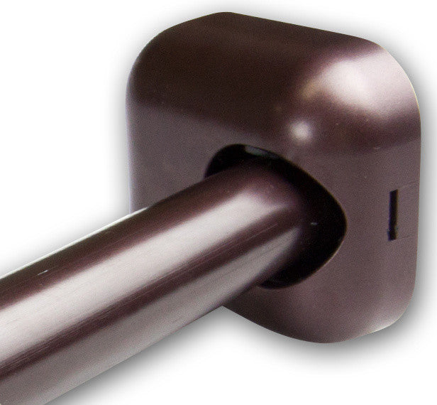 1" Shower Curtain Rod, Bronze, 41"-72"