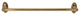 Alno Towel Bar in Polished Antique