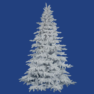 6.5' X 56" Flocked White Spruce 1206Tips