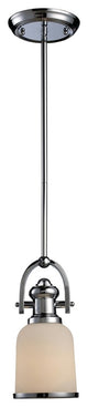Brooksdale 1-Light Pendant, Polished Chrome