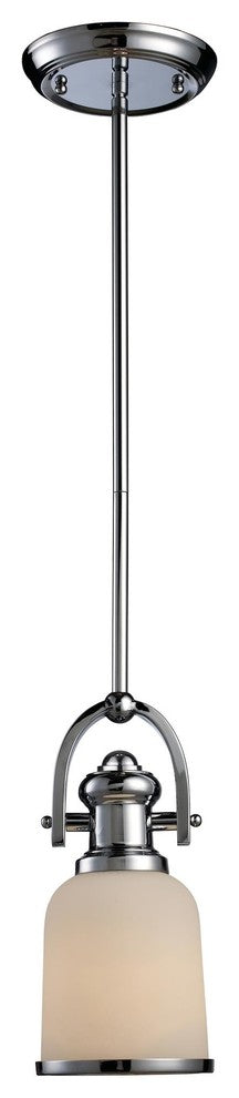 Brooksdale 1-Light Pendant, Polished Chrome