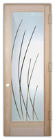 Interior Prehung Door or Interior Slab Door - Sleek Arcs - Douglas Fir...