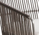OASIQ SANDUR Foot Stool, Rope: Taupe, Cushions: Natural, Frame: Stainless Steel