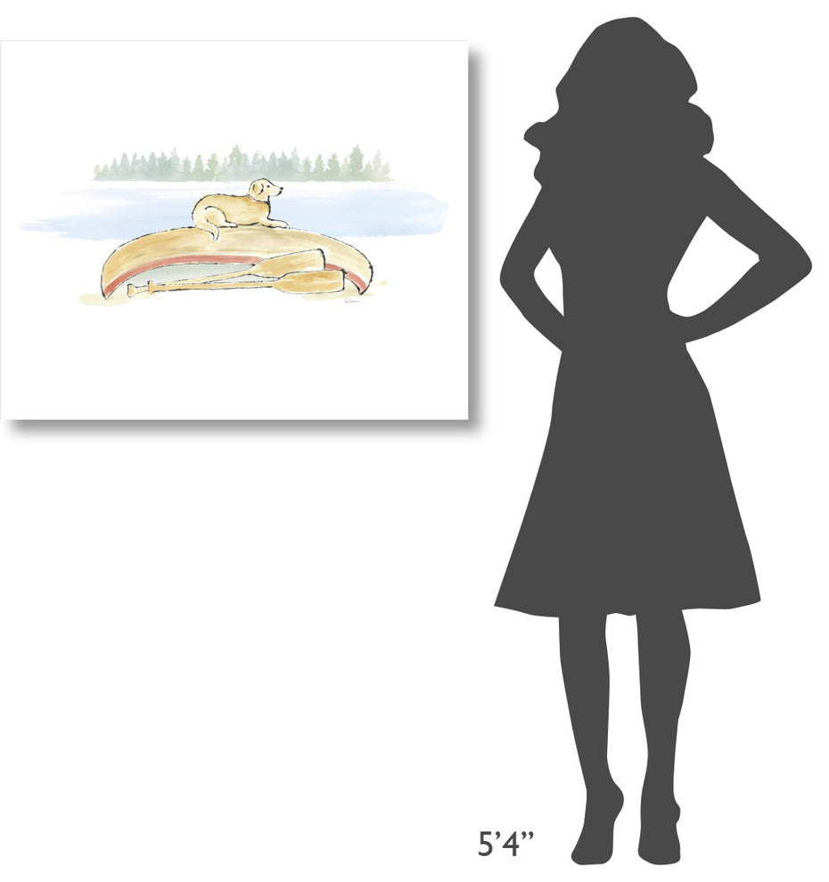 "Lakeside Days III" Digital Paper Print by Sue Schlabach, 37"x30"