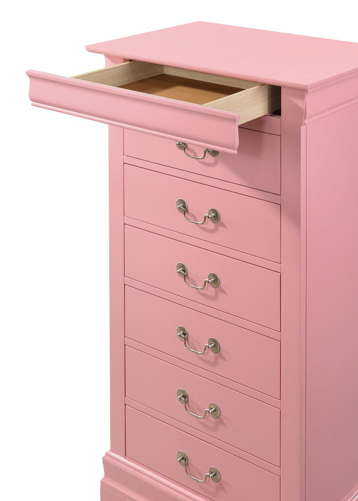Louis Phillipe Lingerie Chest, Pink