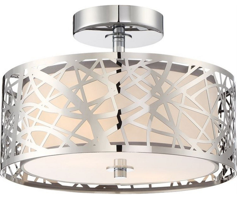 Quoizel Platinum Collection Abode Two Light Semi-Flush Mount PCAE1712C