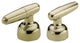 Delta Metal Lever Handle Set, Less Accents, Chrome, H22