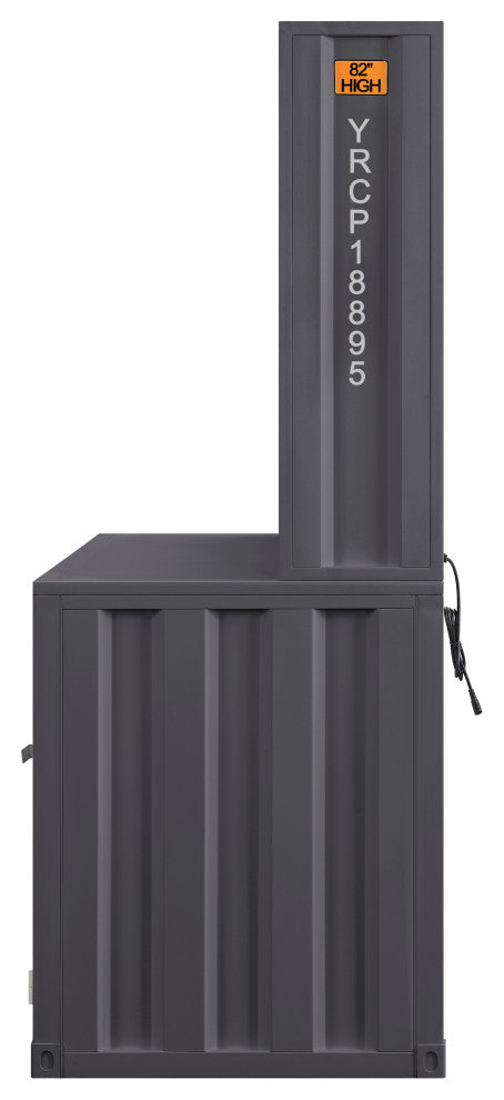 ACME Cargo Desk and Hutch, Gunmetal