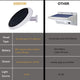 160Â° Motion Activated Outdoor Integrated LED Solar Security Flood Light, Warm Wh