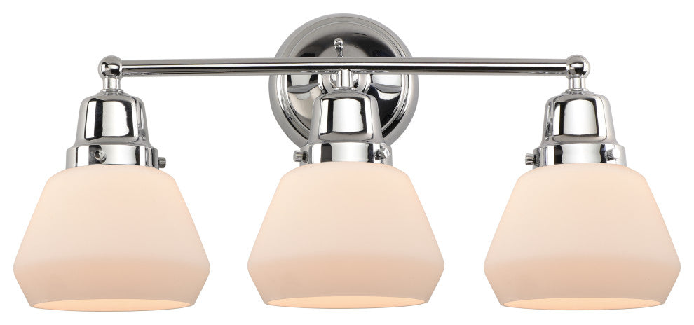 Innovations 623-3W-PC-G171 3-Light Bath Vanity Light, Polished Chrome