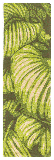 Surya Rain RAI-1264 5'x8' Rug, Lime/Dark Green/Cream/Ivory/Dark Brown