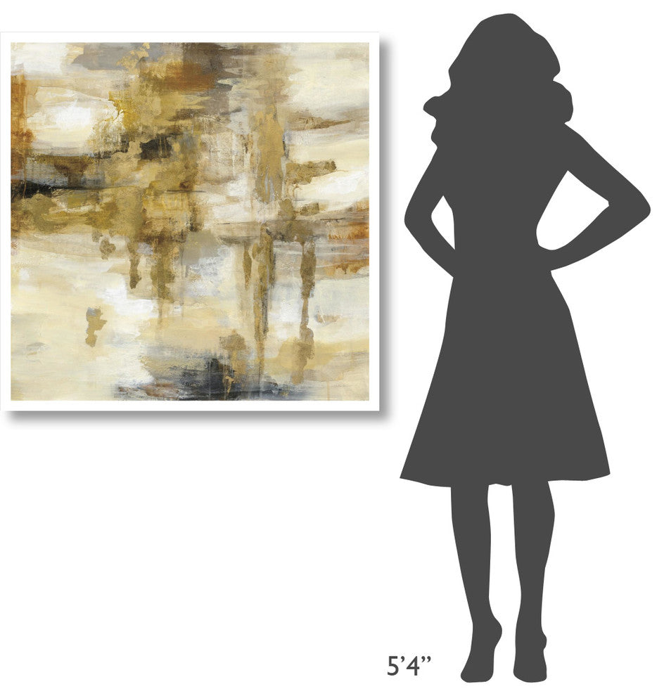 "On the Bridge" Digital Paper Print by Silvia Vassileva, 38"x38"