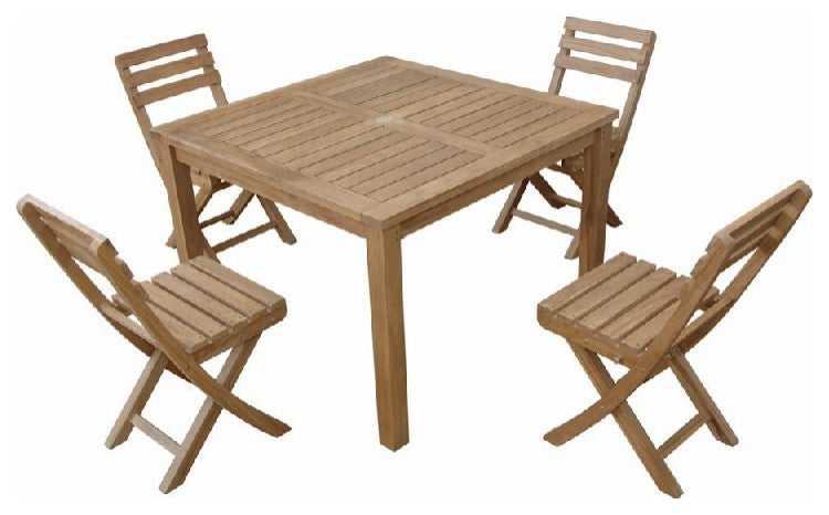 Anderson Teak Set-212 Montage Alabama 5- Pieces Dining Set