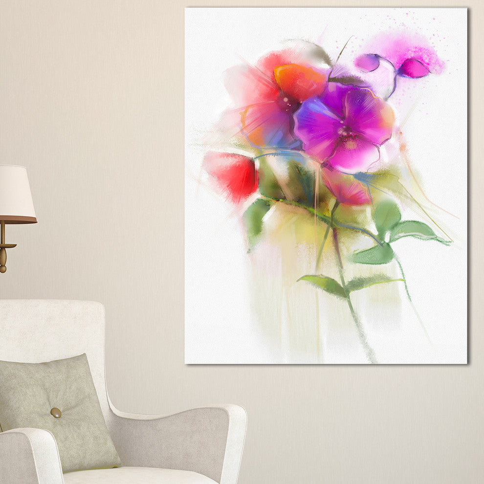"Bunch of Colorful Orchid Flowers" Flower Wall Art, 30"x40"