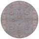 Ahgly Company Indoor Round Mid-Century Modern Area Rugs, 4' Round