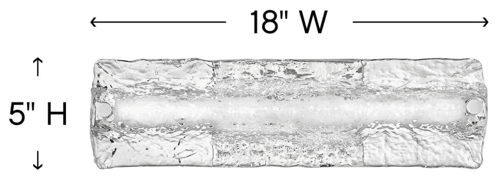 Hinkley Lucent Medium Led Vanity, Chrome