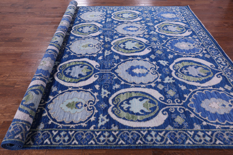 William Morris Handmade Wool Rug 9' 2" X 12' 2" - Q13599