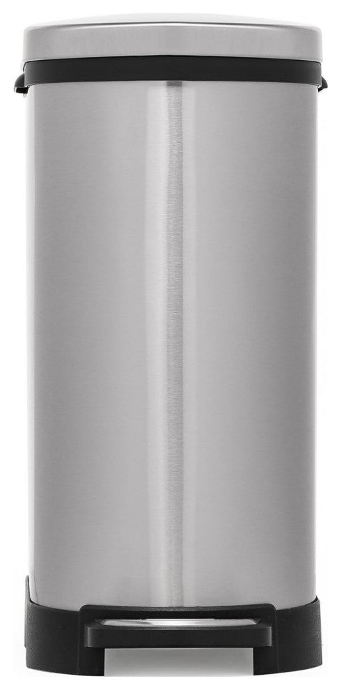 Heim Concept Step Trash Can With Slow Down Close, 2.6-Gallon, Stainless Steel
